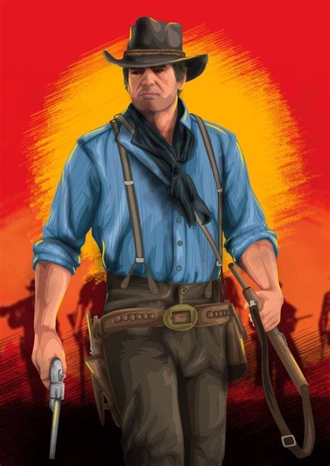 Arthur Morgan Red Dead Redemption 2 Poster Print Rdr 2 Art Prints