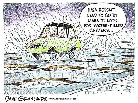 Granlund Cartoon Water Filled Craters Northwest Arkansas Democrat