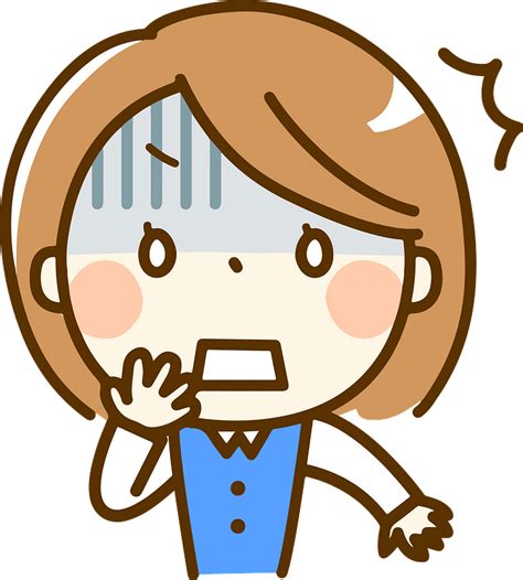Office Lady Shocked Clipart Mdpng Cinta Kulit