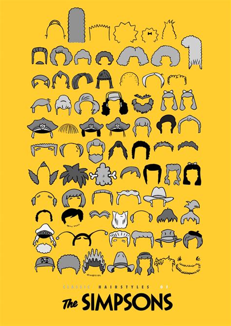 The Simpsons Hairstyles PosterSpy