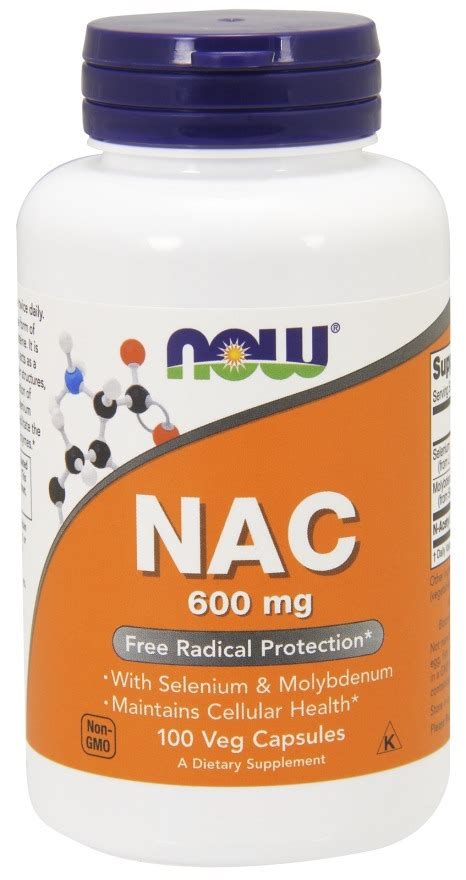 Nac for reducing thyroid antibodies. Nac N-acetil L Cisteína 600mg 100 Cap - Acetilcisteina Now ...