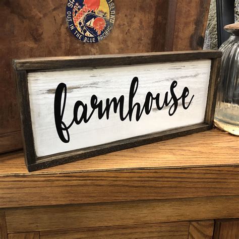 Farmhouse Sign Farm House Sign Rustic Farmhouse Sign Etsy House