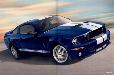 Vista Blue 2008 Ford Mustang Shelby Gt Coupe