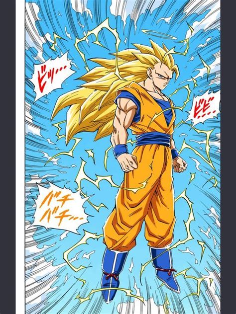 Gokus Ssj3 Transformation Dragon Ball Super Manga Anime Dragon Ball Super Dragon Ball Art
