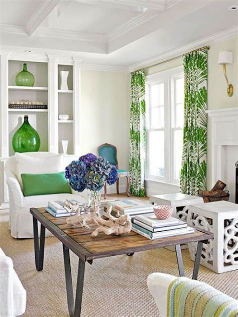 Everything Coastal Decorating With Green Our Fave Coastal Rooms