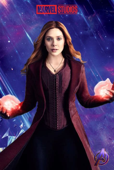 Scarlet Witch Avengers Endgame Poster Ator