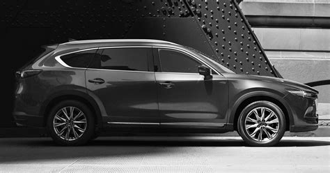 Mazda Cx 8 Suv First Official Exterior Photo Revealed