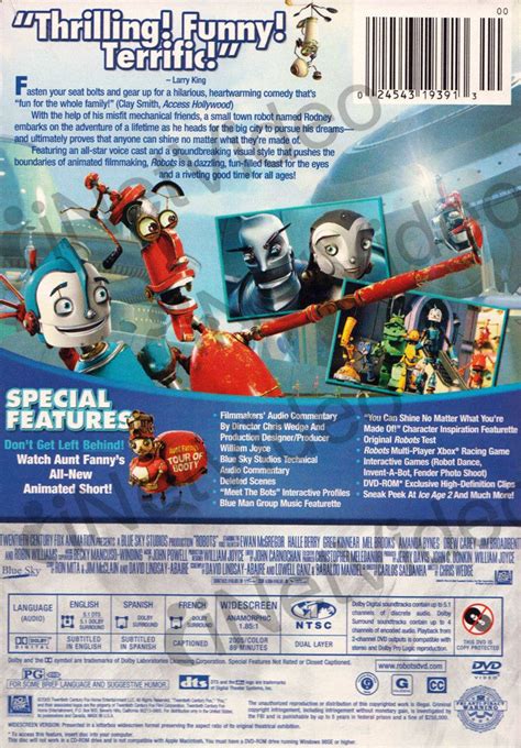 Robots Widescreen Edition On Dvd Movie