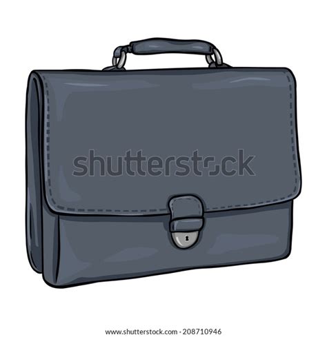 Vector Cartoon Briefcase Stock Vector Royalty Free 208710946