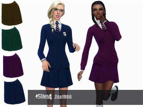 Sims 4 School Uniform Cc Mods All Free Fandomspot