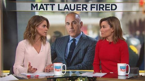 Natalie Morales Addresses Former Today Co Worker Matt Lauers Firing I Am In Shock Access