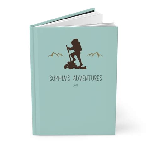 Personalized Hiking Journal Custom Adventure Diary Nature Etsy