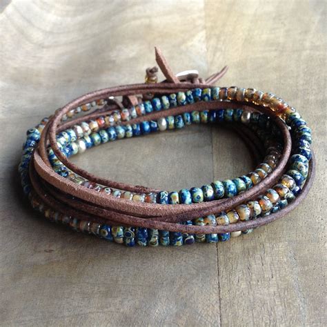 Bohemian Bracelet Wrap Bracelet Boho Chic Bracelet Hippie Womens