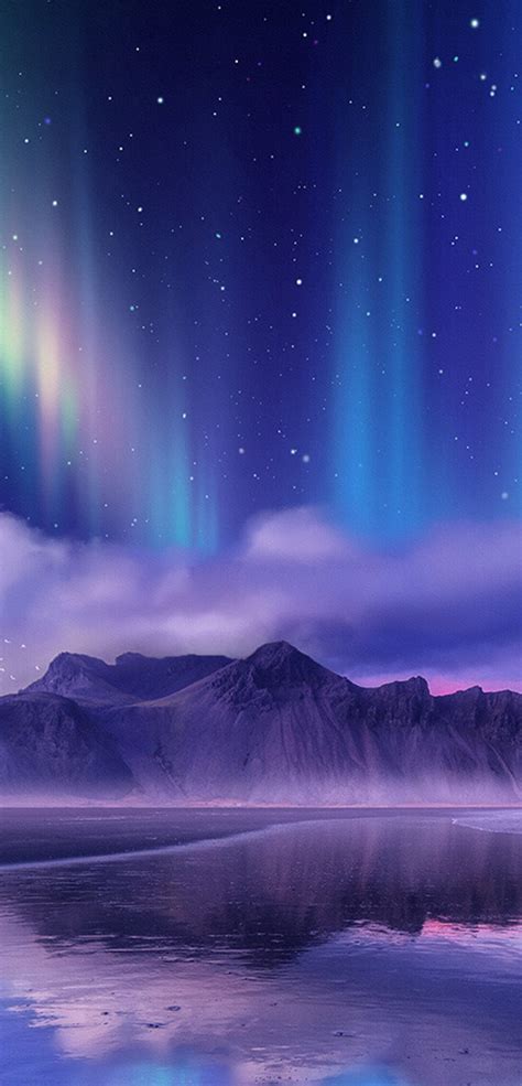 aurora borealis  sea  resolution wallpaper hd
