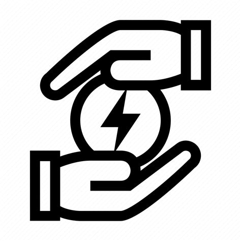 Electricity Energy Hands Protection Save Icon Download On Iconfinder