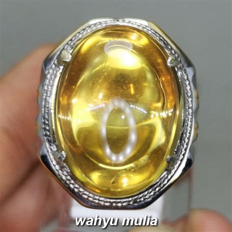 Toko batu akik online terpercaya jual batu akik batu permata cincin berkualitas asli bukan palsu dengan harga murah. Cincin Batu Kinyang Kuning Emas Citrin Cabhocon Besar Asli ...