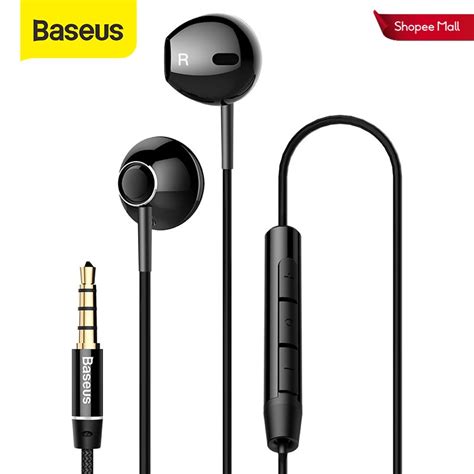 Baseus H06 In Ear Stereo Bass Earphones Headphones 35mm Jack Wired