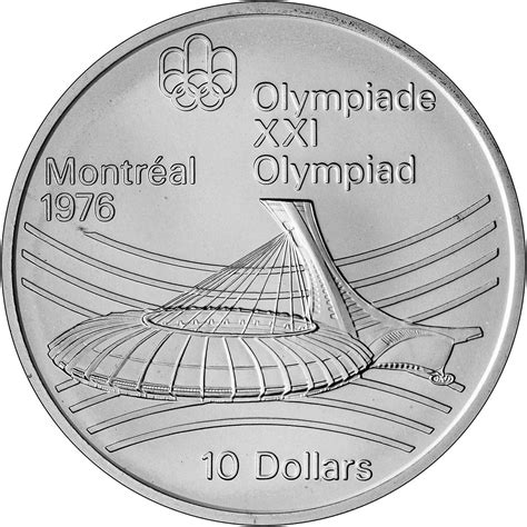 Canadian Silver Coins Of The 1976 Montreal Olympics L Chard