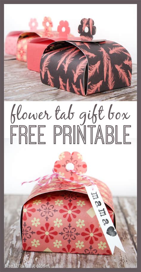 And the larger 2.75″ x 2.75″ size (featured in this tutorial) fits on 8.5″ x 11″ sheet in two parts. Paper Gift Box Tutorial, Printable & $100 Blue Nile ...