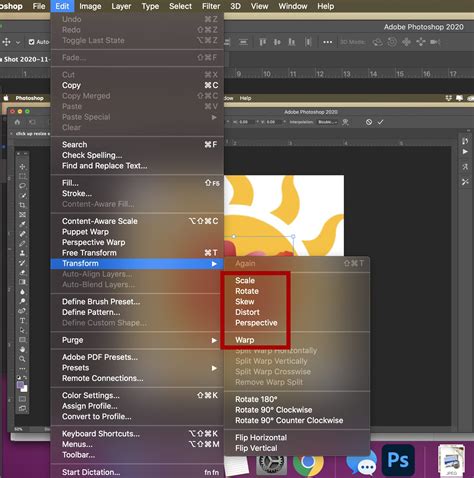 How To Scale Transform And Resize An Object In Photoshop Elegant