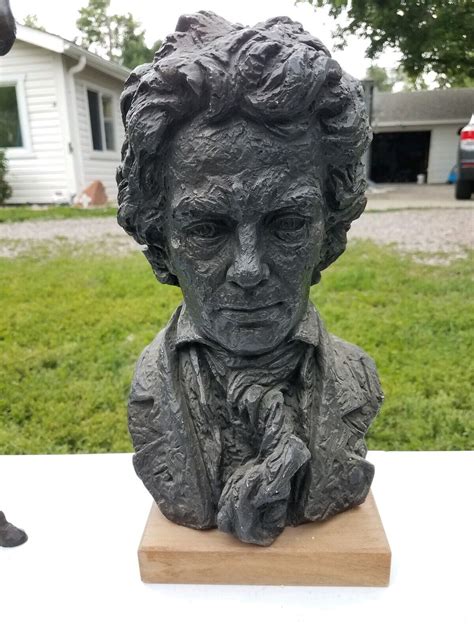 Vintage Beethoven Bust Sculpture By Schillaci Austin Prod Inc Tall Ebay
