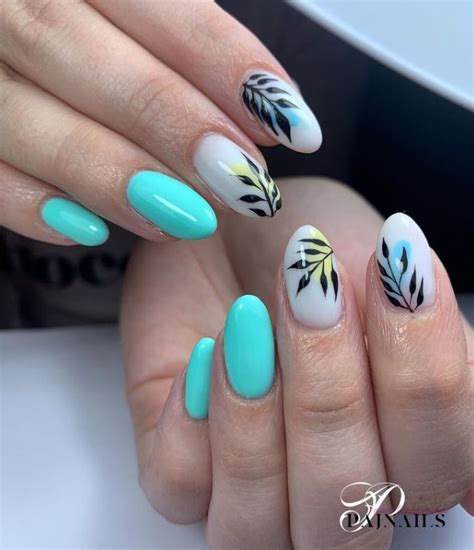 Elegant Turquoise Nails For A Refreshing Look