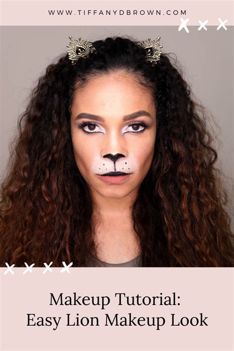 Makeup Tutorial Easy Lion Halloween Makeup Look Youtube Lion