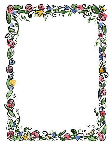Floral Page Borders