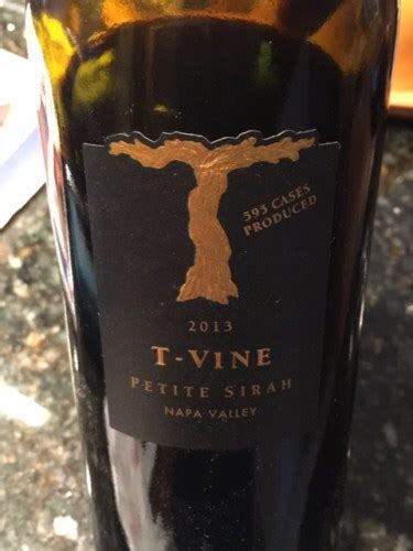 T Vine Winery Petite Sirah Vivino United States