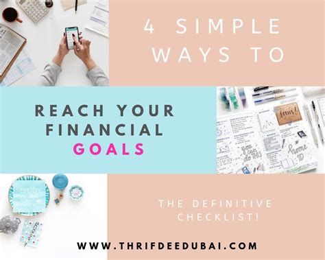 4 Simple Ways To Reach Your Financial Goals This Year Financial Goals