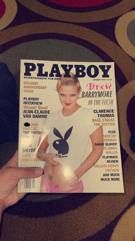 Original Drew Barrymore Playboy Magazine Etsy