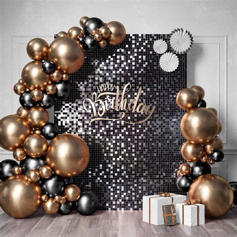 Partypax 24 Sequin Shimmer Wall Backdrop Panels For Party Etsy