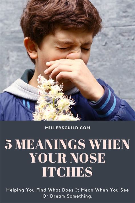 5 Meanings When Your Nose Itches