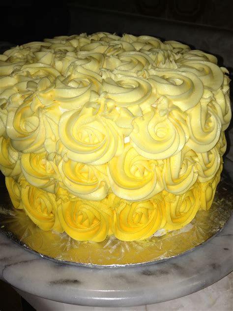 Yellow Ombré Cake Breakfast Cake Desserts