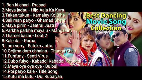 nepali famous dancing movie songs audio jukebox dancing nepali filmy songs jukebox nep youtube
