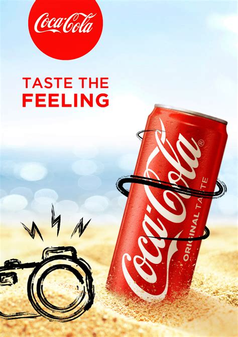 coca cola ad posm on behance