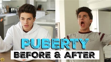 puberty before and after