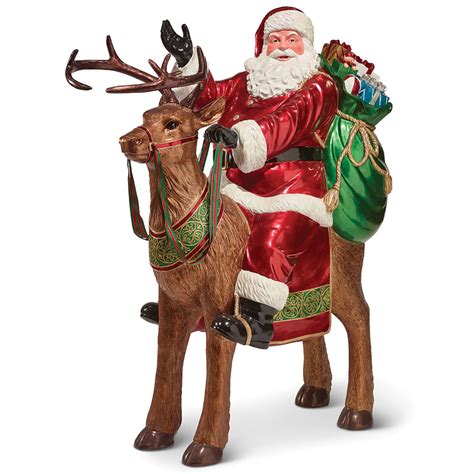 The Kensington Reindeer Riding Santa Hammacher Schlemmer