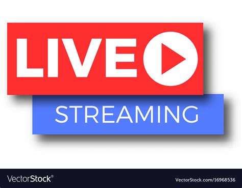 Live Stream Tv Logo Icon Royalty Free Vector Image