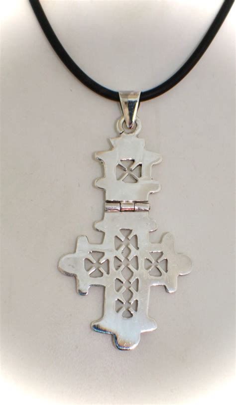 Ethiopian Cross Pendant In Sterling Silver Freedom Jewelry Usa