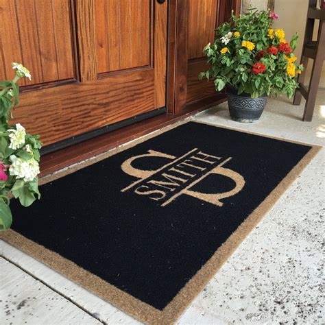 The Most Durable And Elegant Custom Door Mat Available Etsy Door