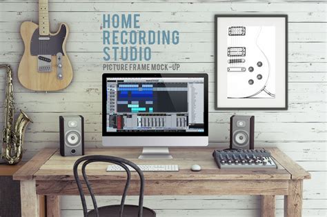 Home Recording Studio Mock Up ~ Mobile And Web Mockups ~ Creative Market