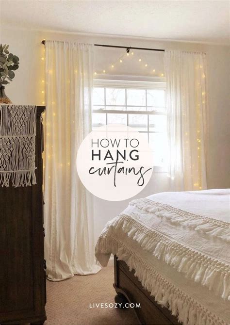 How To Easily Hang Curtains According To A Pro In 2021 Bedroom Decor Inspiration Hanging