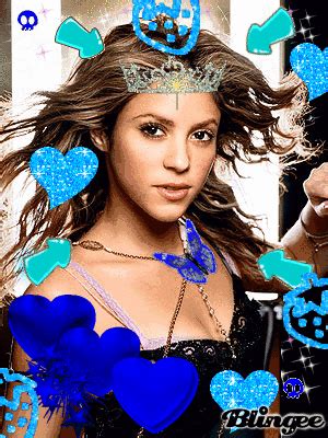 Слушать песни и музыку shakira онлайн. Shakira in blue Picture #94370121 | Blingee.com