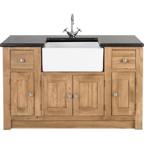 It all starts with the base kitchen cupboards. £695 137cm w Medium Belfast Sink Unit | Freestanding ...