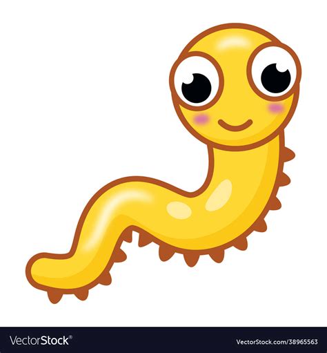 Inchworm Insect Royalty Free Vector Image Vectorstock