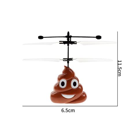 Flying Poop Toys Hovering Poop Fun Rechargeable Po Grandado