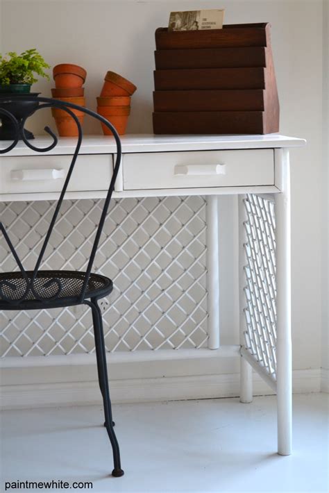 A business card says a lot for professional image—don't let it get rumpled, tattered or torn! Boho Desk - Paint Me White
