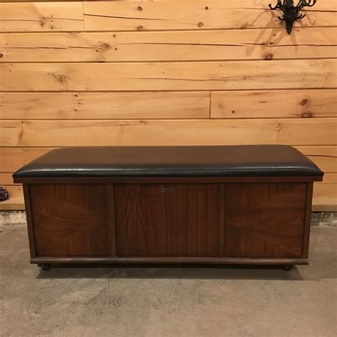 Cedar chests were very popular for a long period of time, meaning that there are many either still being used or in storage. Mid Century Modern Lane Cedar Chest Vinyl Bench | Chairish