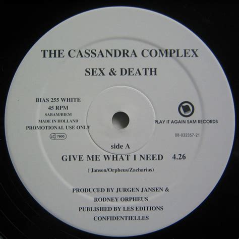 The Cassandra Complex Sex And Death 1993 Vinyl Discogs